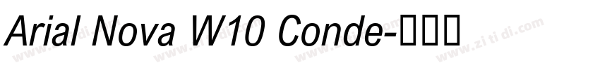 Arial Nova W10 Conde字体转换 Arial Nova W10 Conde字体转换